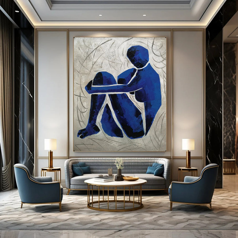 Handmade Textured Abstract Canvas for Office & Dining Room LargeART2166