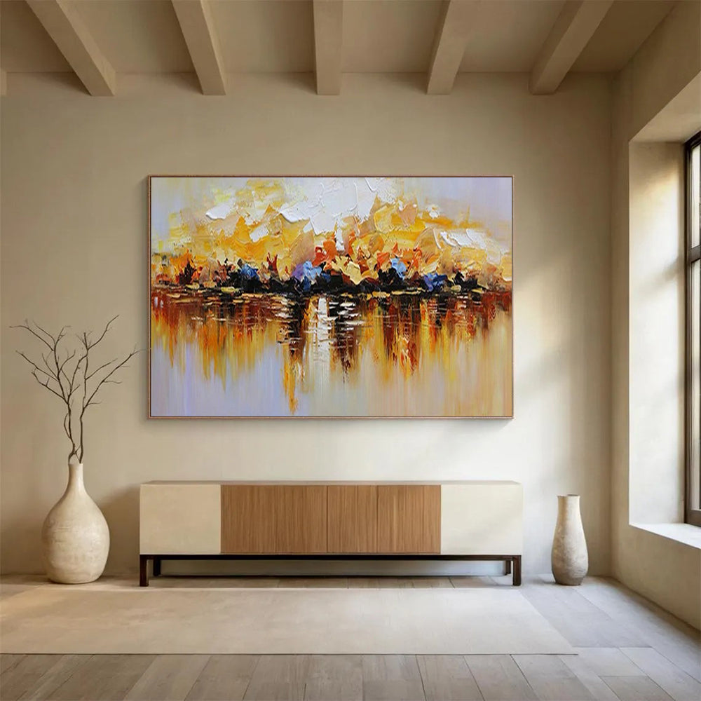 Giant Abstract Mural for Living Room & Office LargeART1559