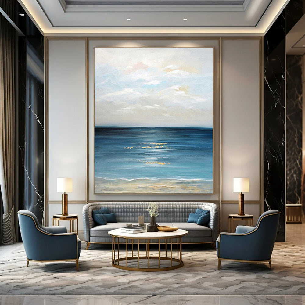 Mysterious & Enigmatic Abstract Canvas Art for Bar & Hotel LargeART2020