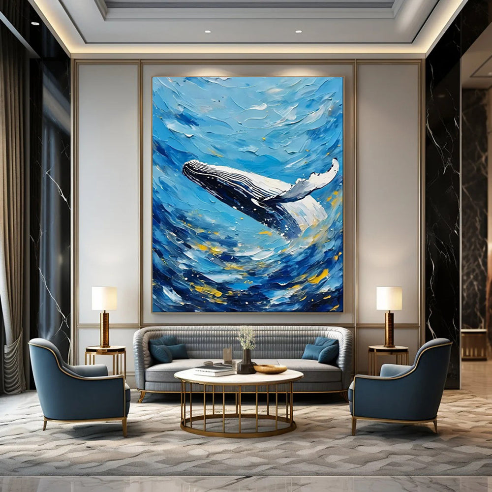 Hand-Painted Personalized Abstract Painting for Office & Hotel LargeART1881