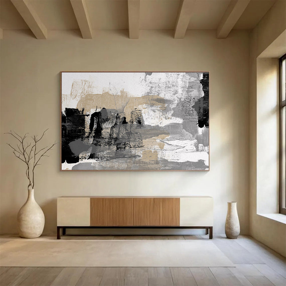 Giant Abstract Canvas for Bedroom & Entryway DKH448