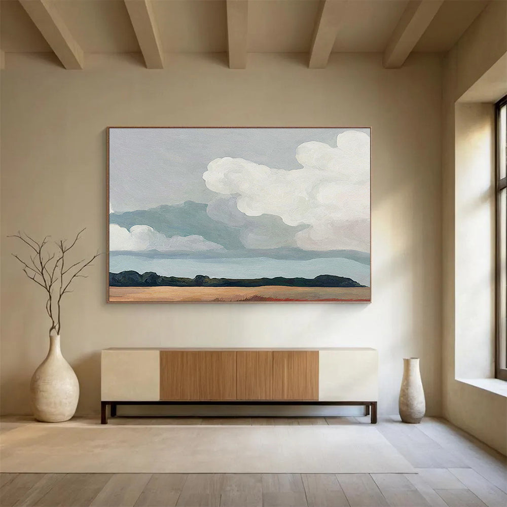 Enormous Original Textured Hand - Rendered Abstract Wall Art for Dramatic Interiors DKH793