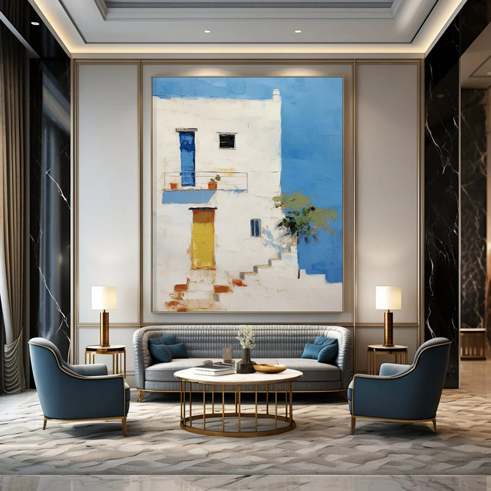 Hand-Painted Personalized Abstract Painting for Bar & Hotel LargeART1837