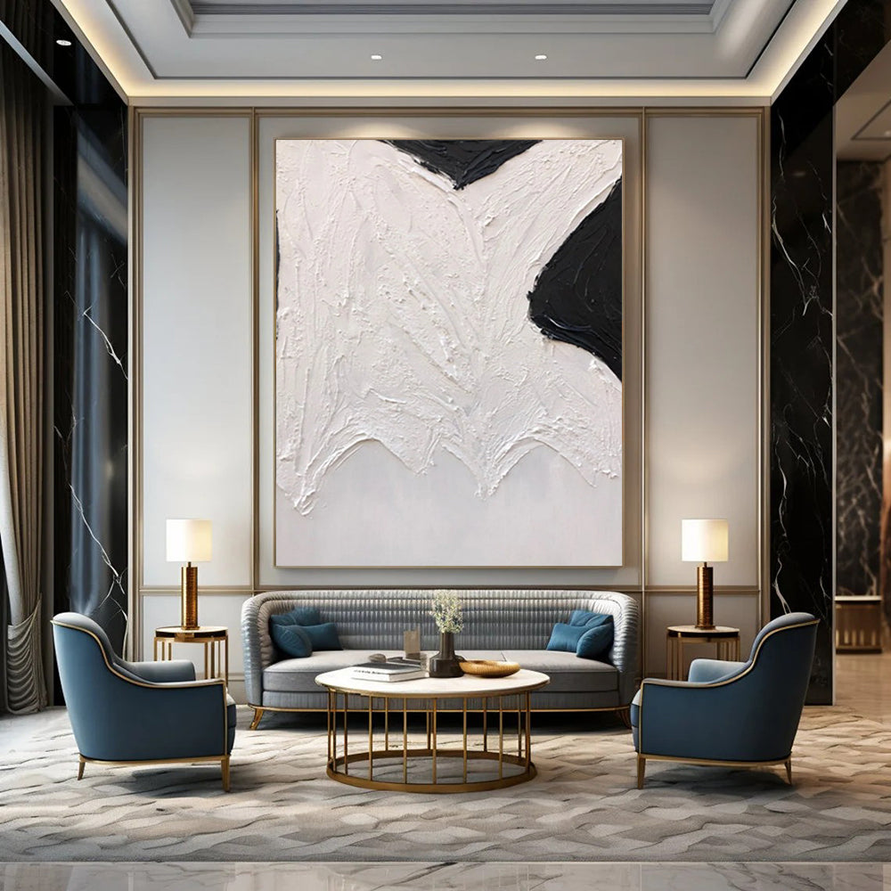 Hand-Painted Large Custom Abstract Paintings for Dining Room & Bar DTP405