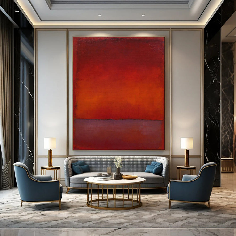 Ethereal & Mysterious Hand-Painted Personalized Abstract Painting for Entryway & Hotel LargeART1946