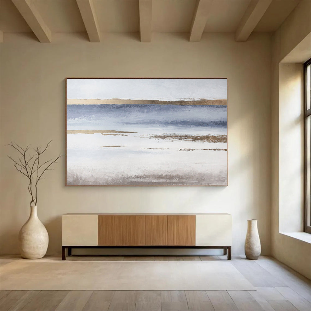 Hand-Painted Made-to-Measure Abstract Painting for Living Room & Hallway DKH135