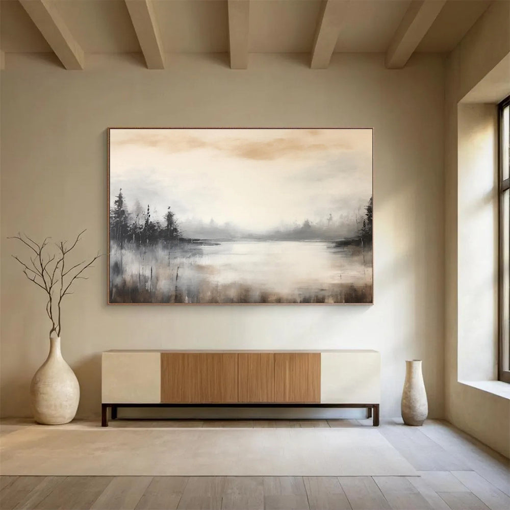 “Elegant Flows” Grand Abstract Wall Decor for Dining Room & Hallway DKH329