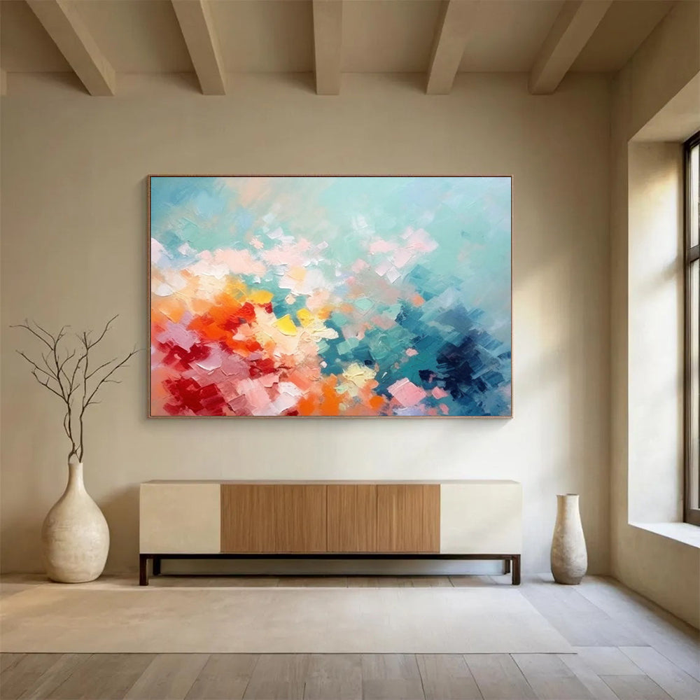 Pastel Abstract Clouds - Dreamy Bedroom Whimsy DLZ058