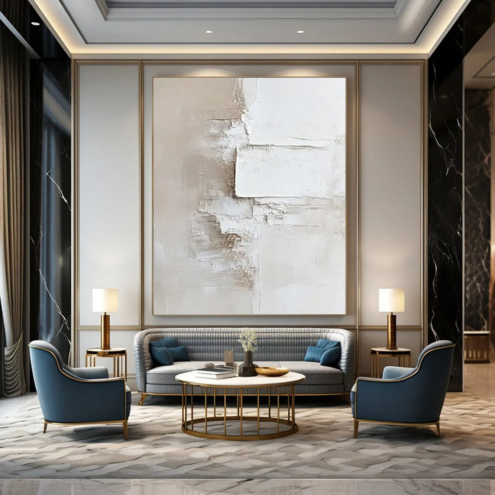 Nordic Textured Abstract Painting for Office & Bedroom DKH0978