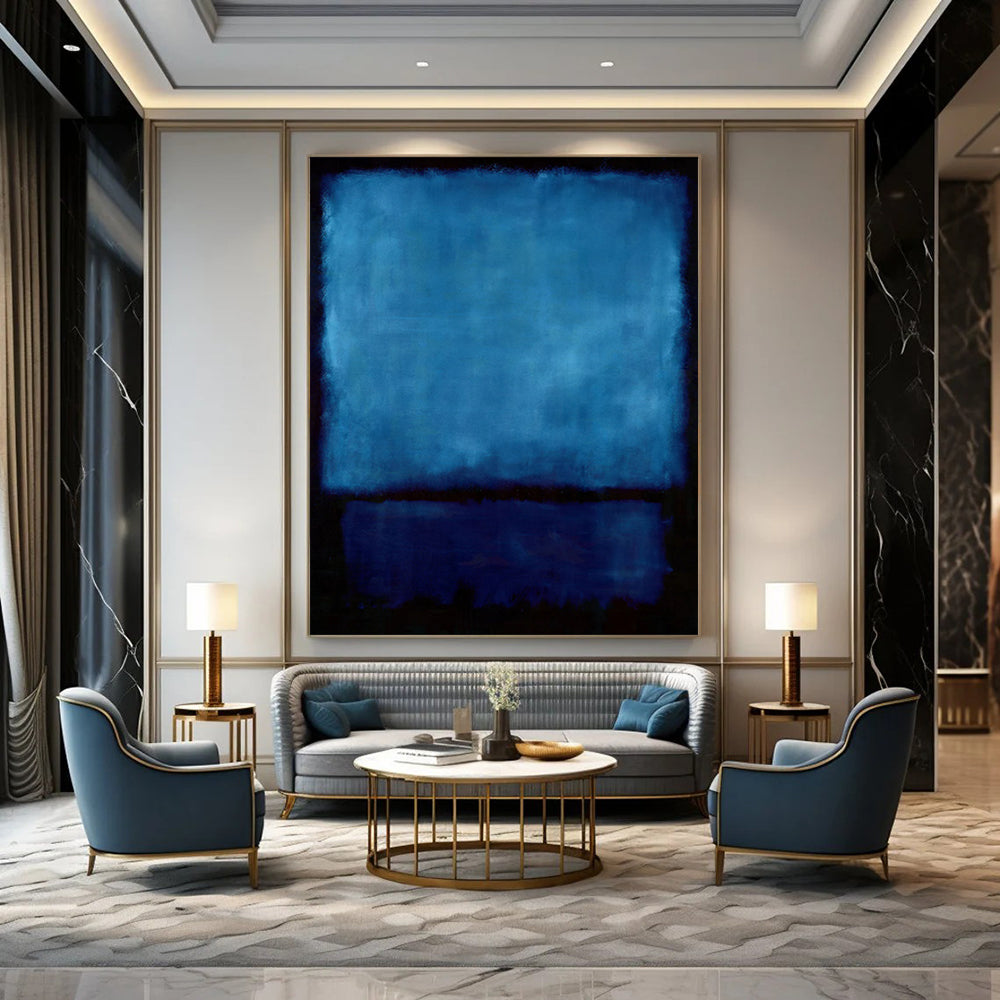 Expressive & Vivid Hand-Painted Custom Abstract Painting for Bedroom & Living Room LargeART1943