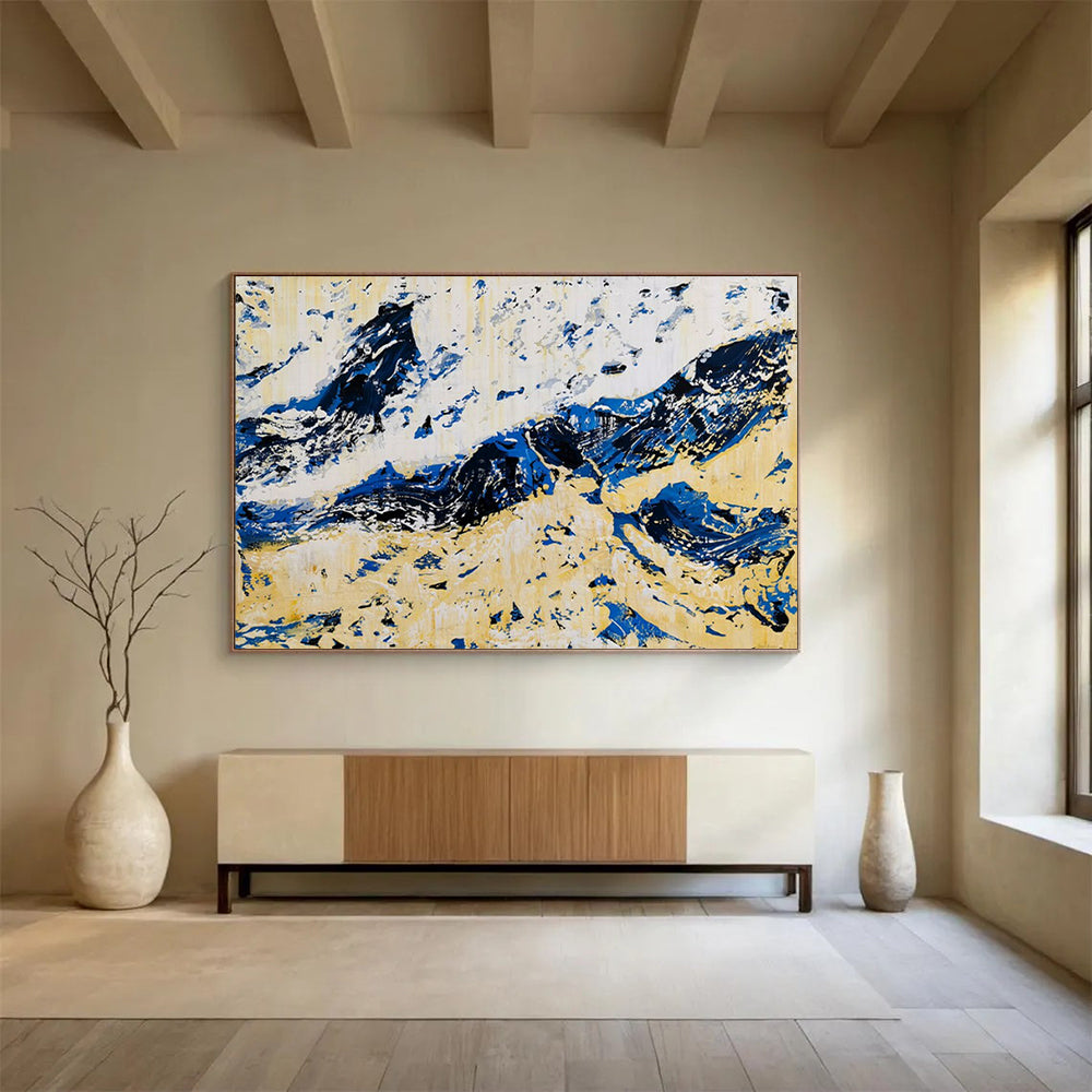 Theatrical Oversized Abstract Canvas for Living Room & Dining Room LargeART1751