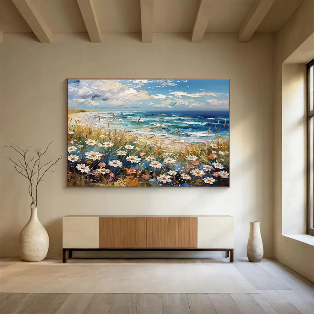 “ Spatial Symphony” Large - Scale Abstract Canvas for Living Room & Bedroom DKH255