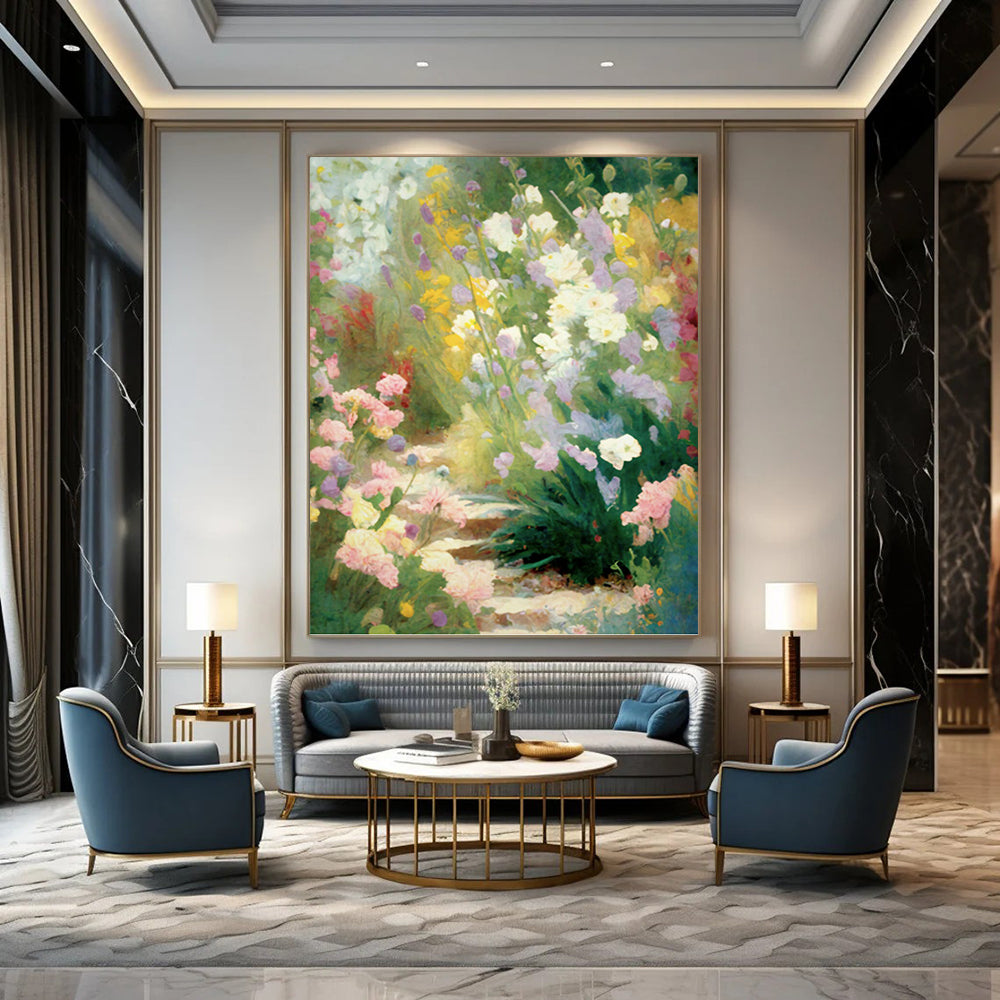 Stunning Hand - Painted Textured Abstract Canvas for Living Room & Bar DKH1356