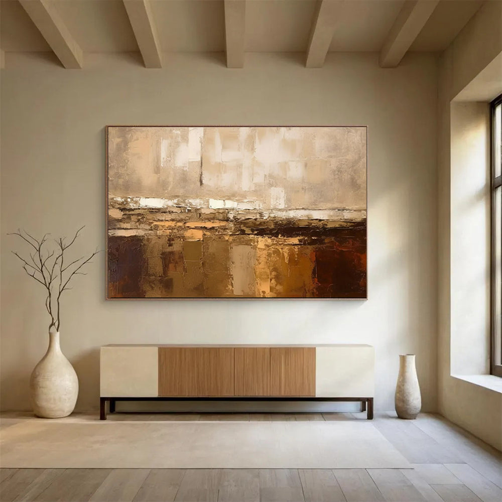 Giant-Scale Hand-Painted Abstract Art for Living Room & Bar LargeART1504