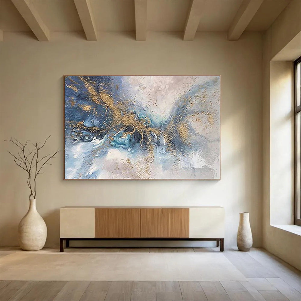Dynamic Large Abstract Painting for Bar & Hotel Suite DKH893