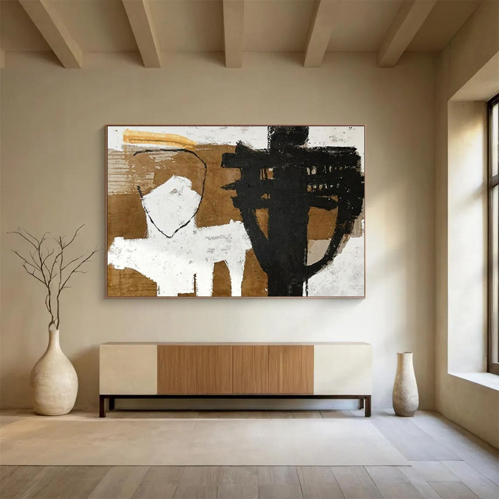 Monumental Abstract Canvas for Office & Dining Room LargeART1655