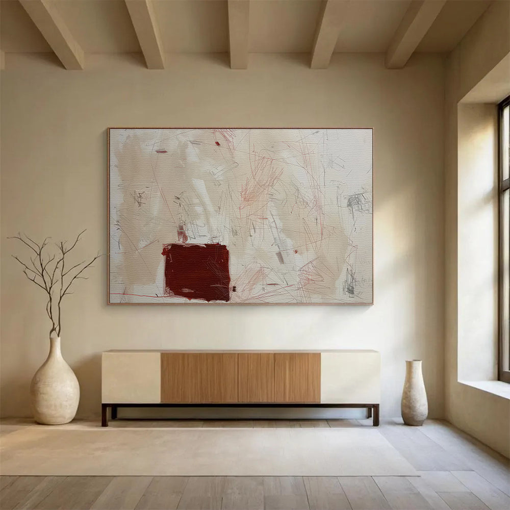 Large - Format Abstract Artwork for Entryway & Living Room DKH146