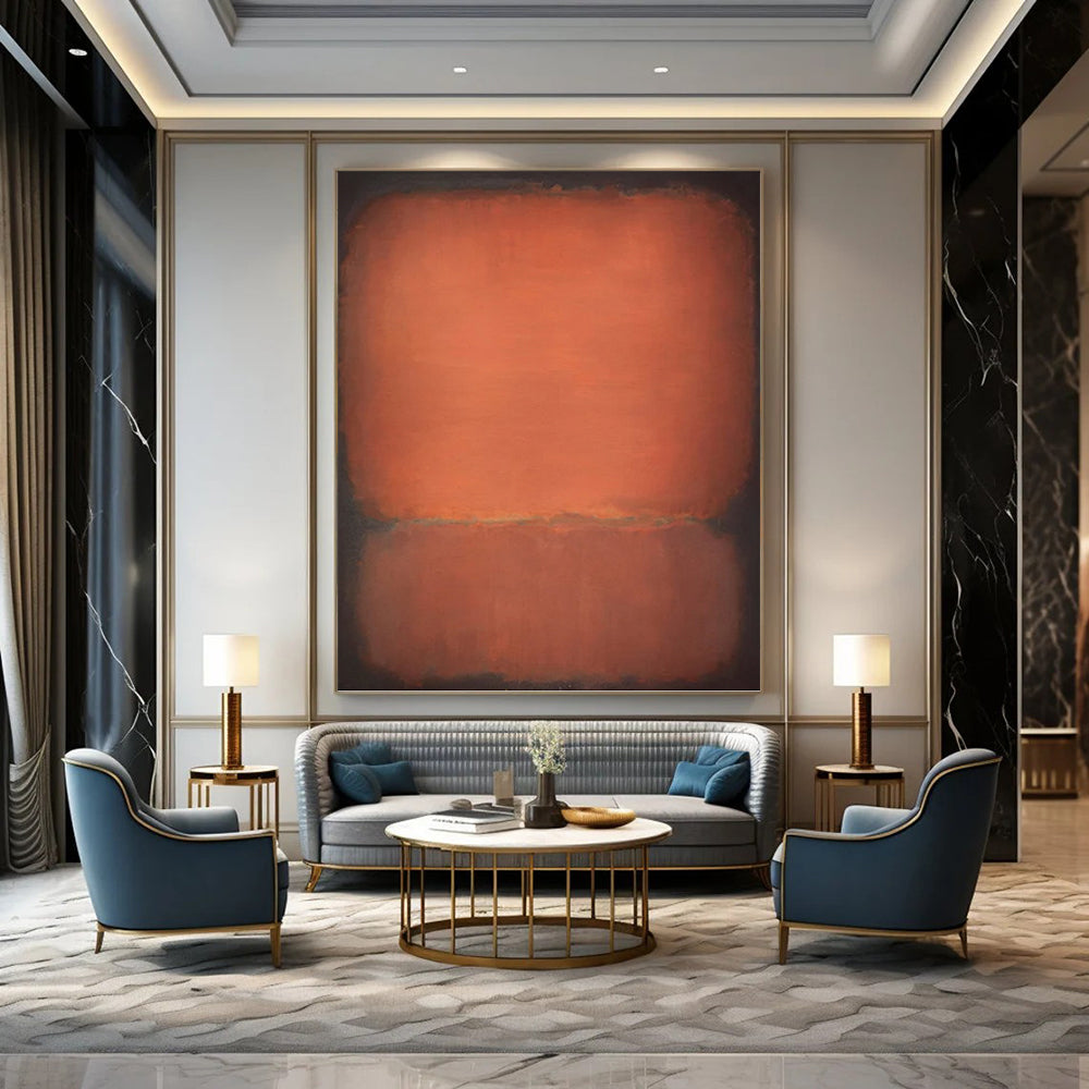 Vast Vertical Hand - Painted Custom Abstract Odyssey (with Sand - Dune Textures) for Office and Hallway DKH1613