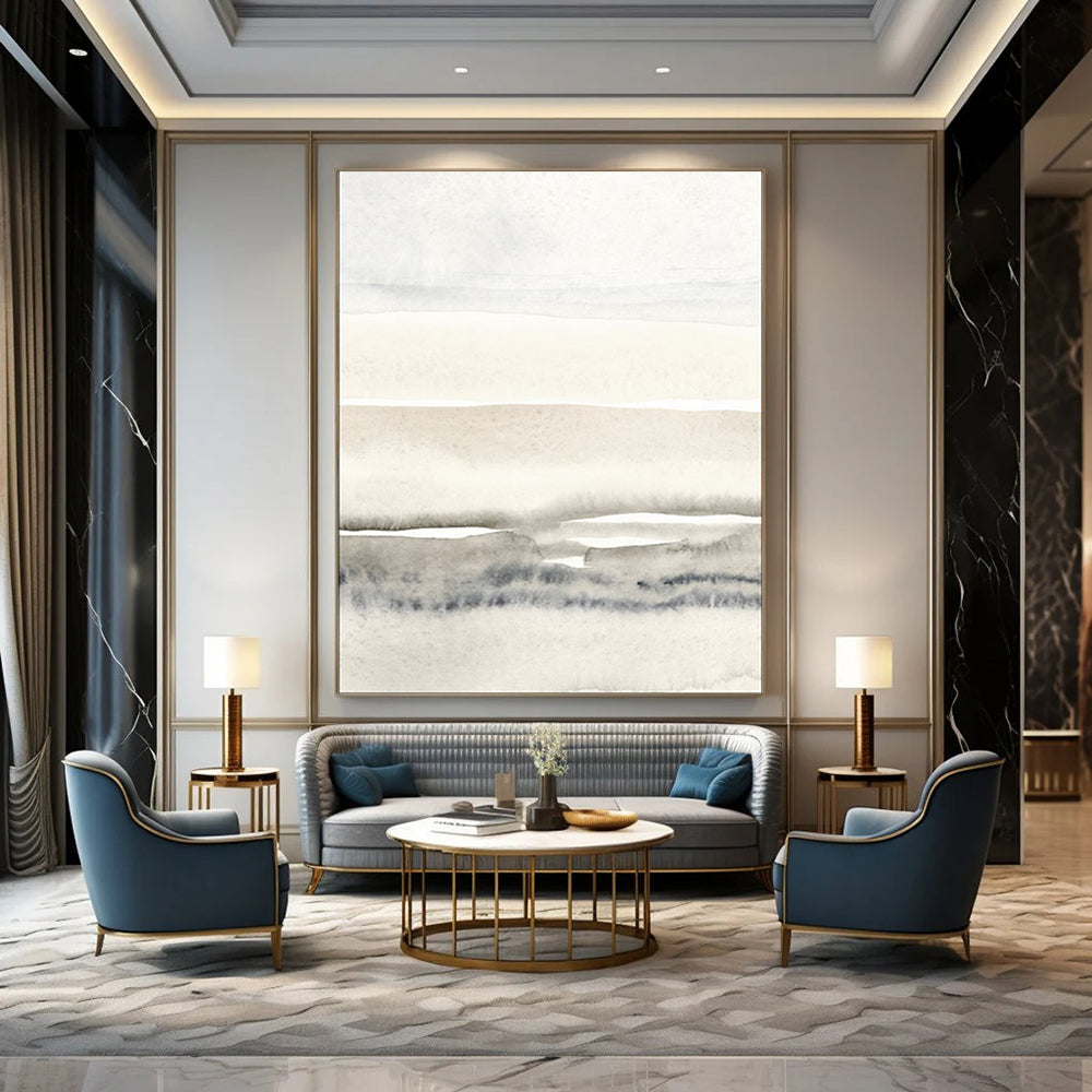 Mysterious Textured Abstract Wall Art for Bedroom & Study LargeART2055