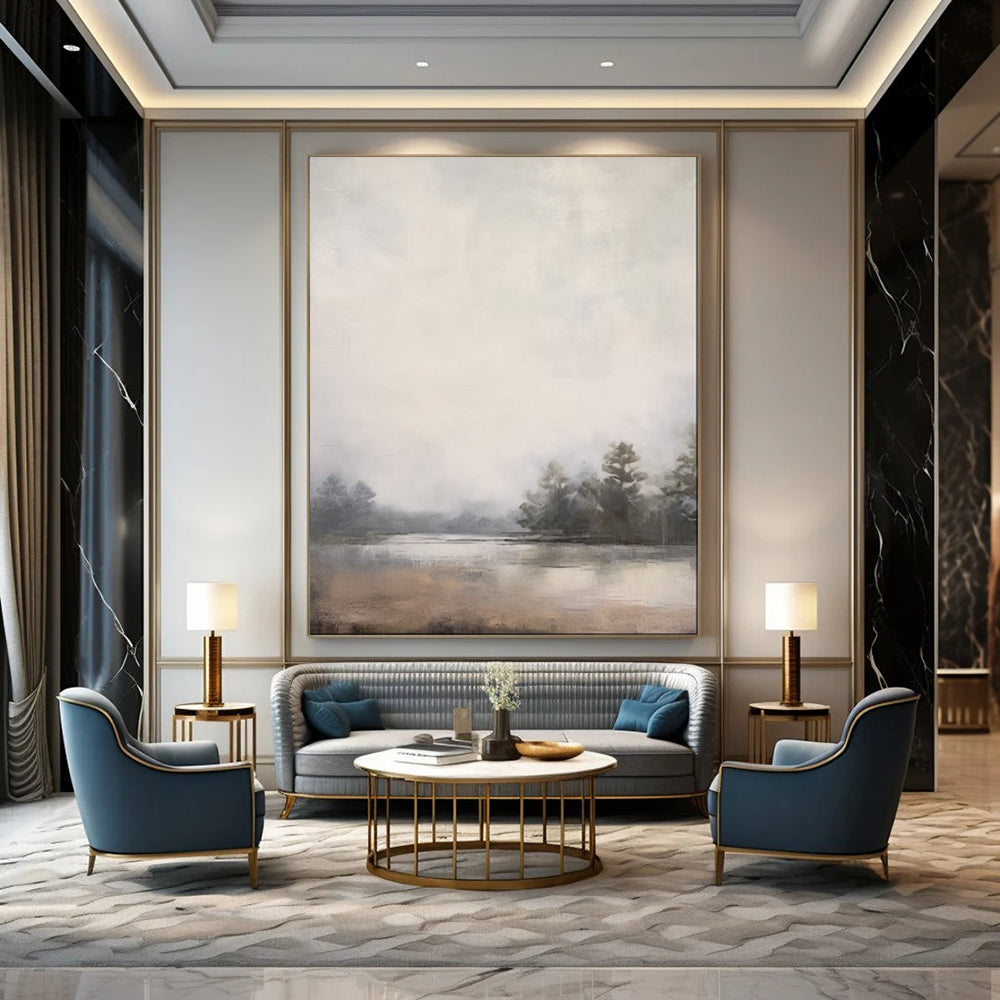 Contemporary Textured Abstract Wall Art for Office & Gallery LargeART2057