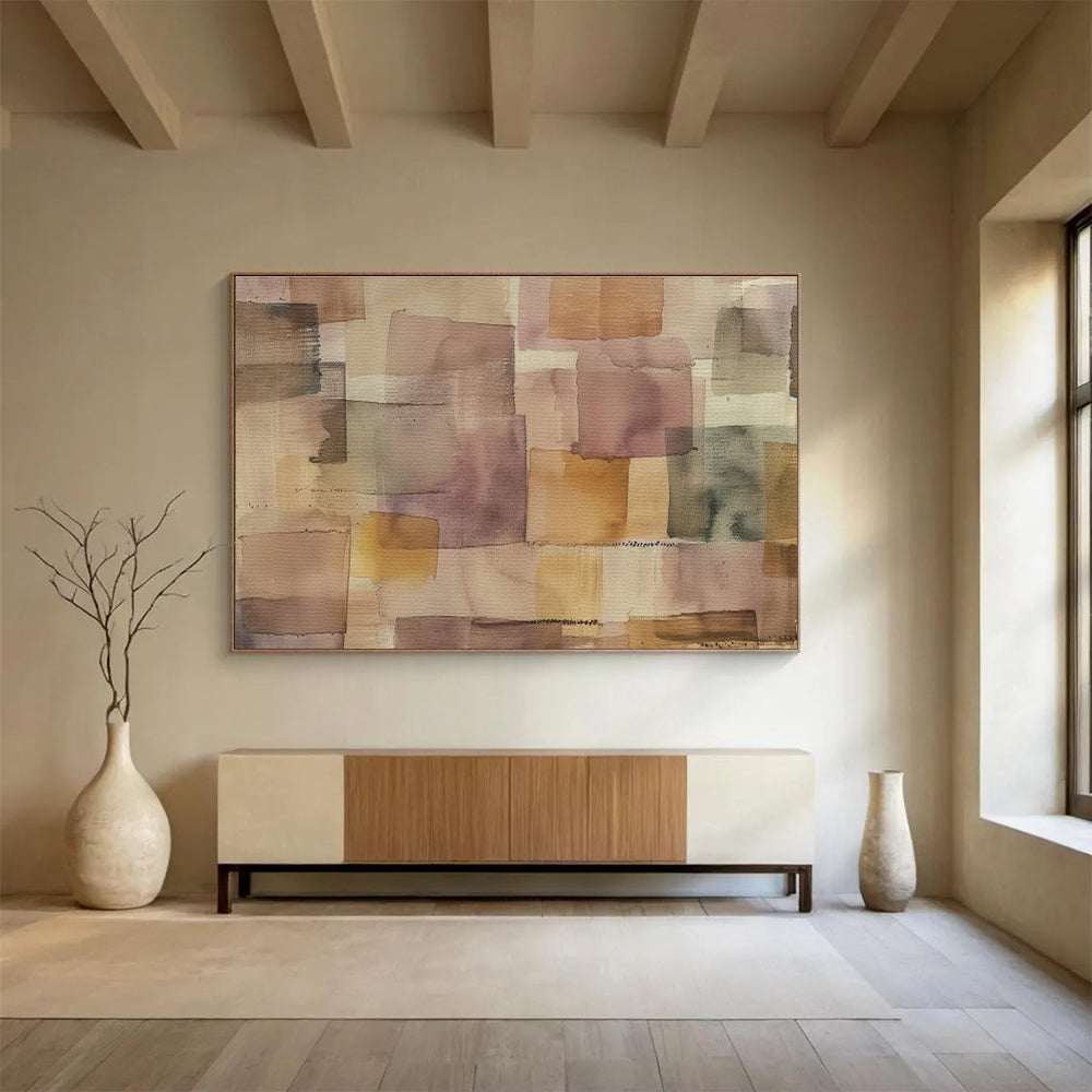 Vast Hand - Painted Textured Abstract Wall Decor for Bedroom & Hallway DKH592