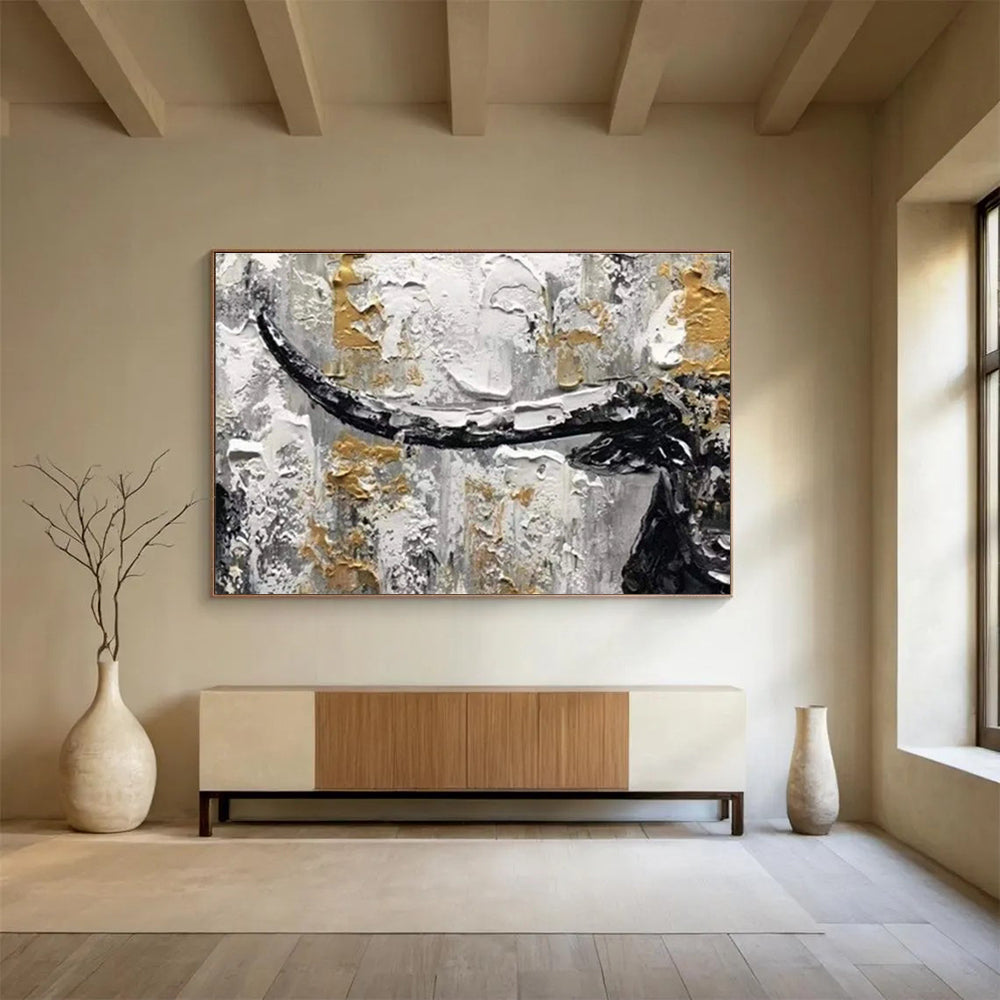 “Artistic Impulses” Massive Abstract Art for Living Room & Dining Room DKH336