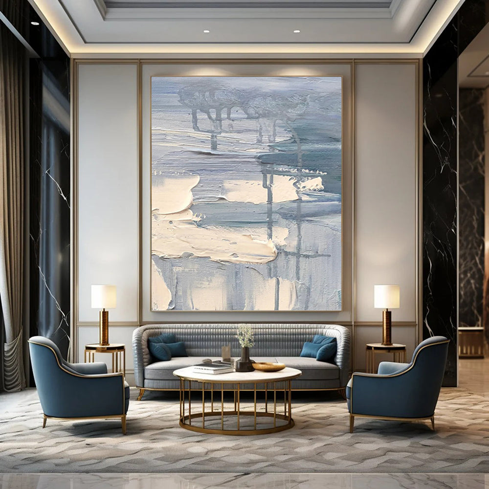 Mystical Hand - Painted Textured Abstract for Bedroom & Entryway DKH1292