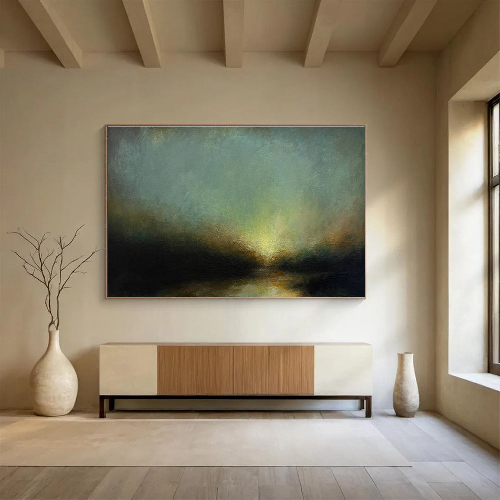 Vast Handmade Textured Abstract Wall Mural for Artistic Elevation DKH777