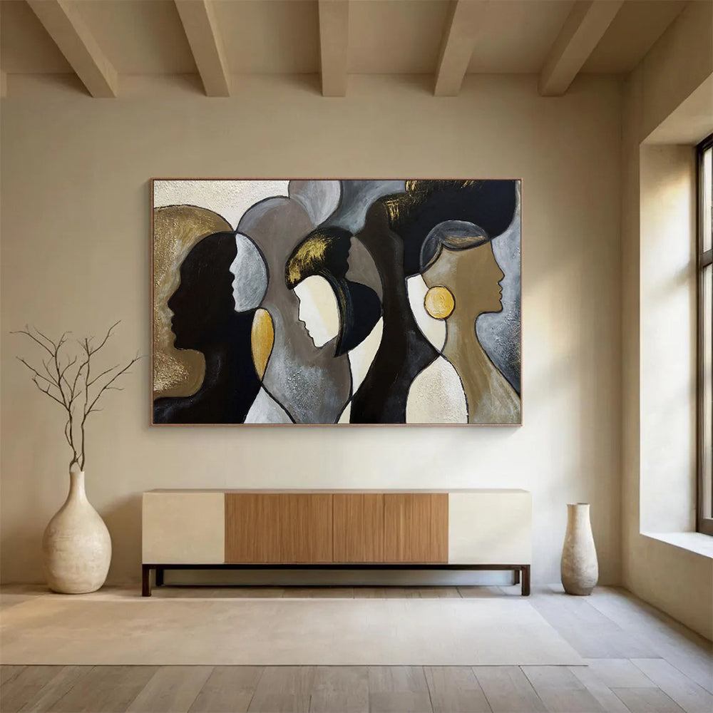 Massive Abstract Wall Decor for Hallway & Bar LargeART1688