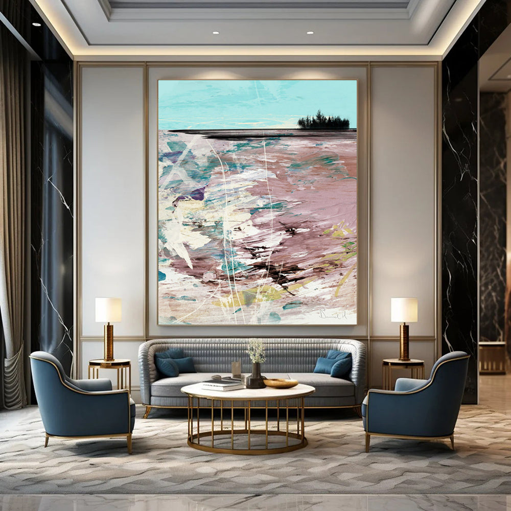 Handmade Large Abstract Artworks: Custom, Textured, and Inspiring DTP198