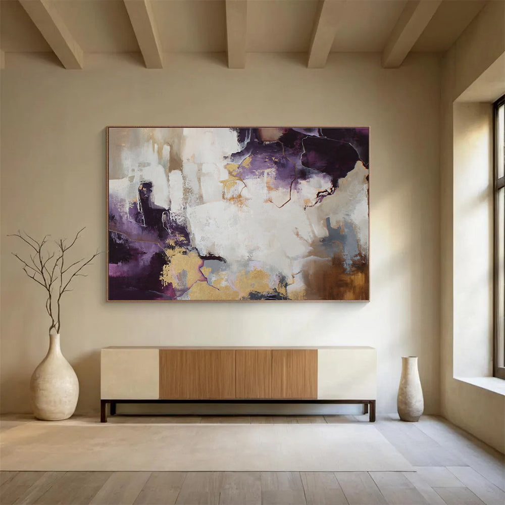 Hand-Painted Bespoke Large-Scale Painting for Bedroom & Hallway DKH131