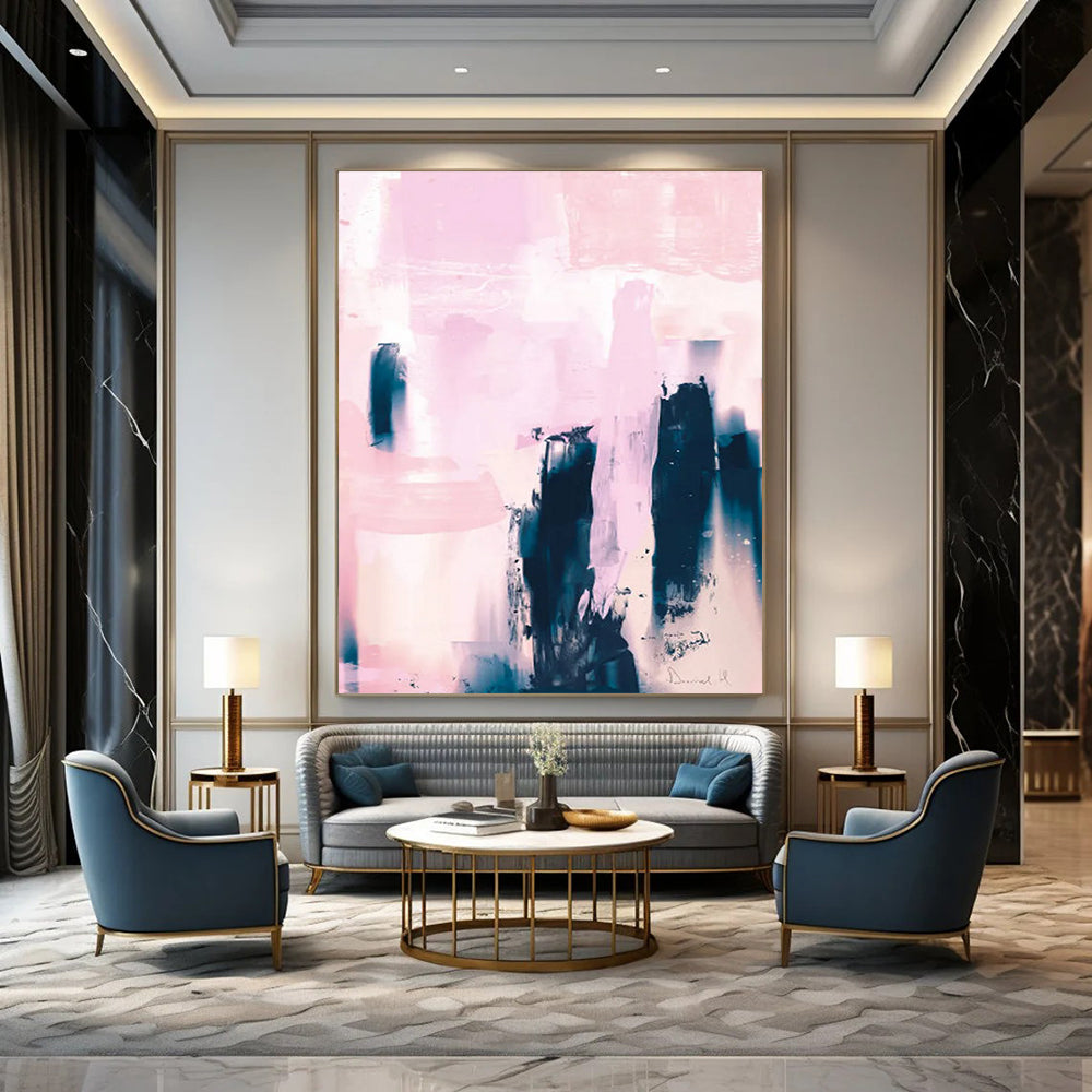 Large Custom Abstract Paintings: Handmade, Textured & Captivating DTP179
