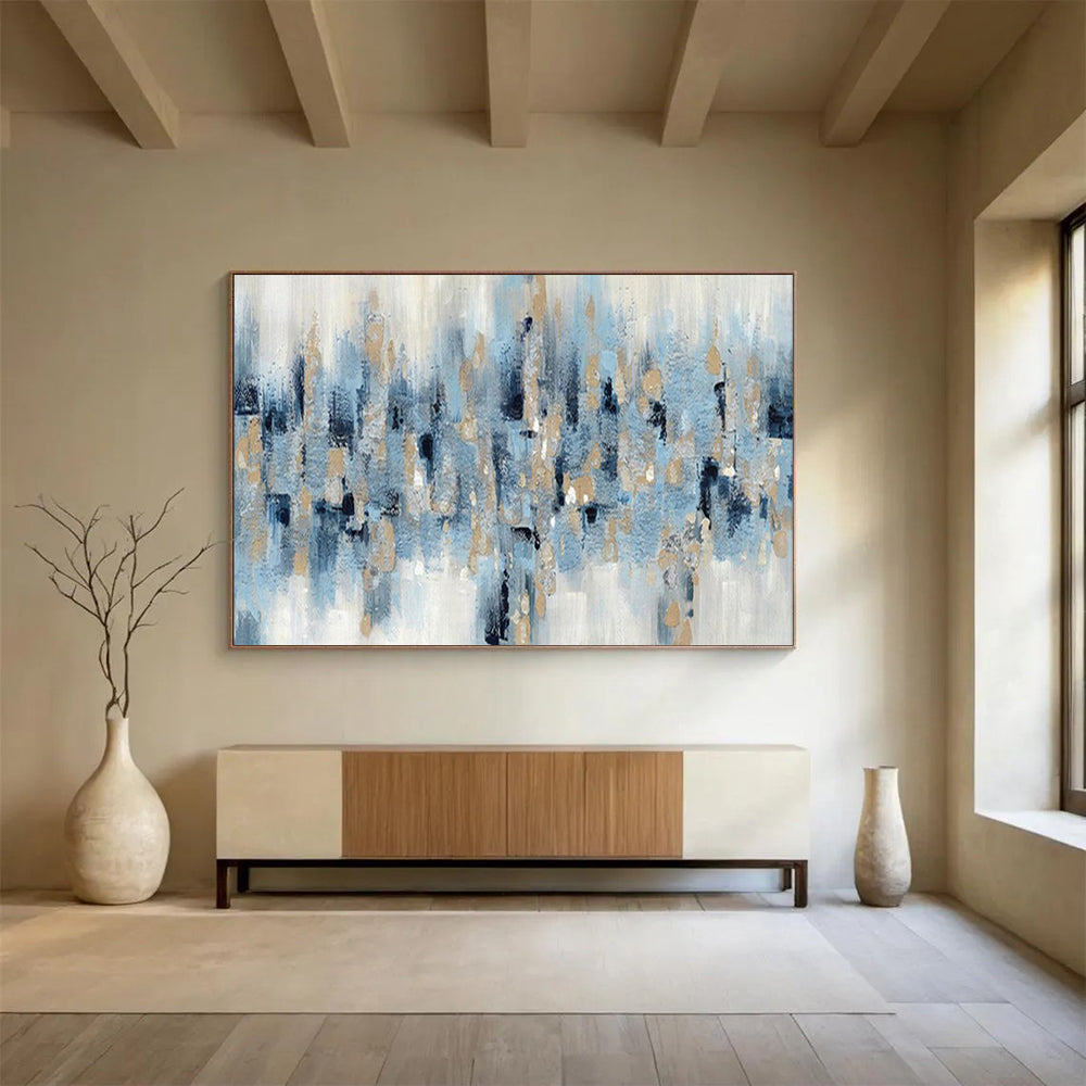 Giant Hand-Painted Abstract Wall Decor for Bedroom & Bar LargeART1519