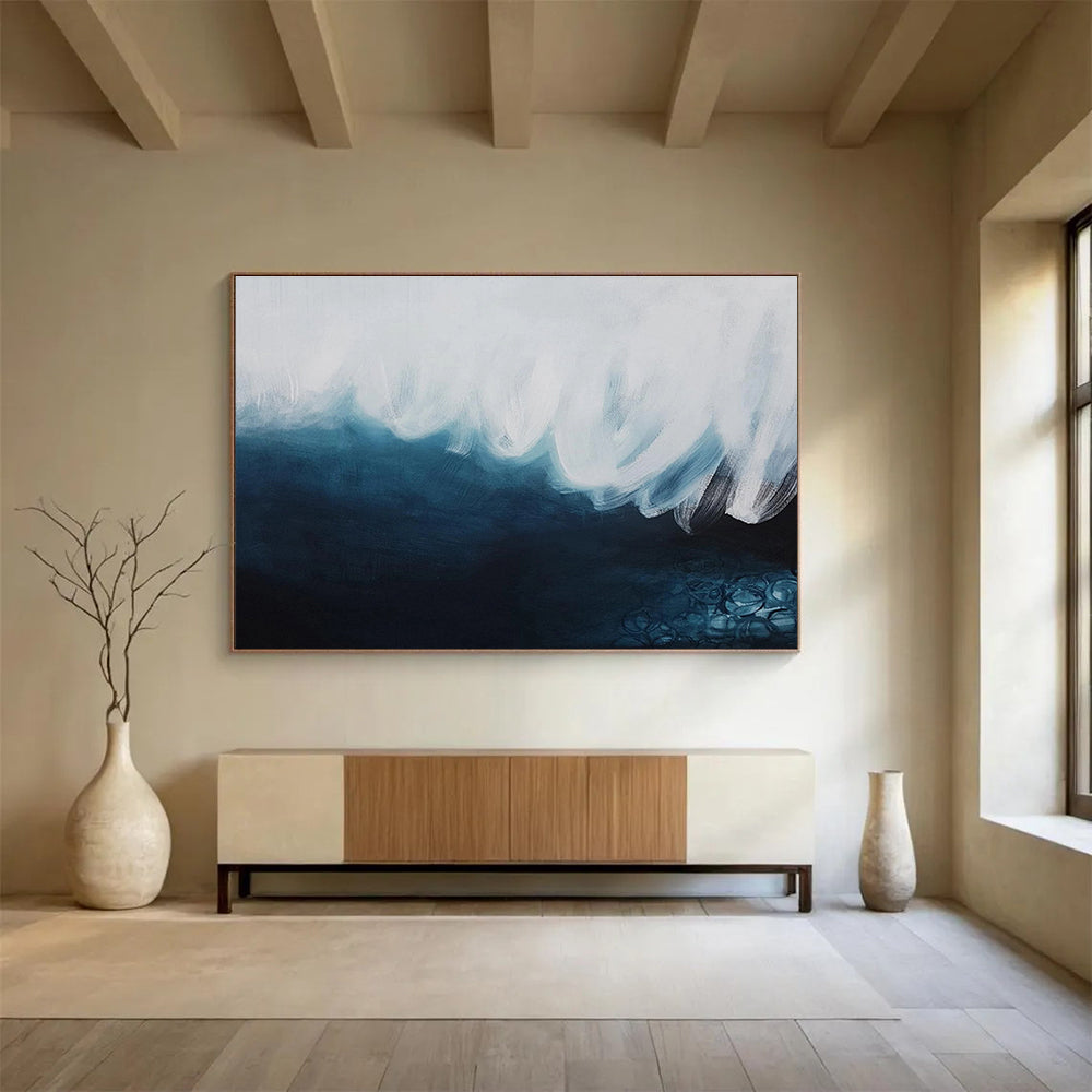 Personalized Big - Format Abstract Mural for Sports Facility DKH039