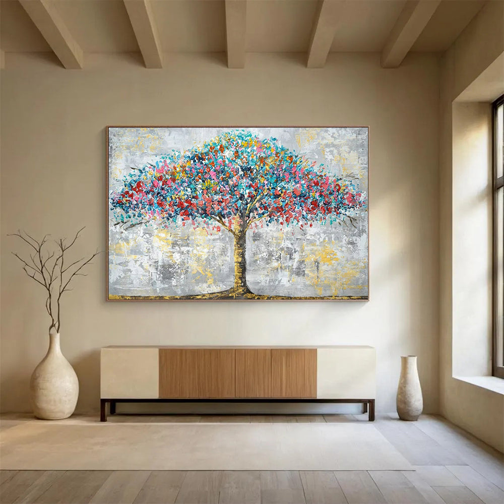 Captivating Colossal Abstract Mural for Entryway & Living Room LargeART1598