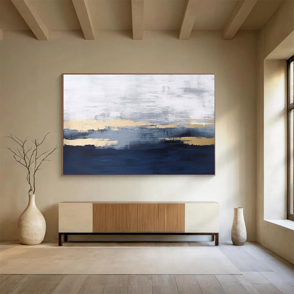 Vast Hand - Painted Textured Abstract Canvas for Lasting Impressions DKH786