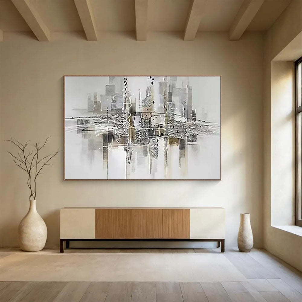 Large - Scale Abstract Painting for Office & Hallway LargeART1551