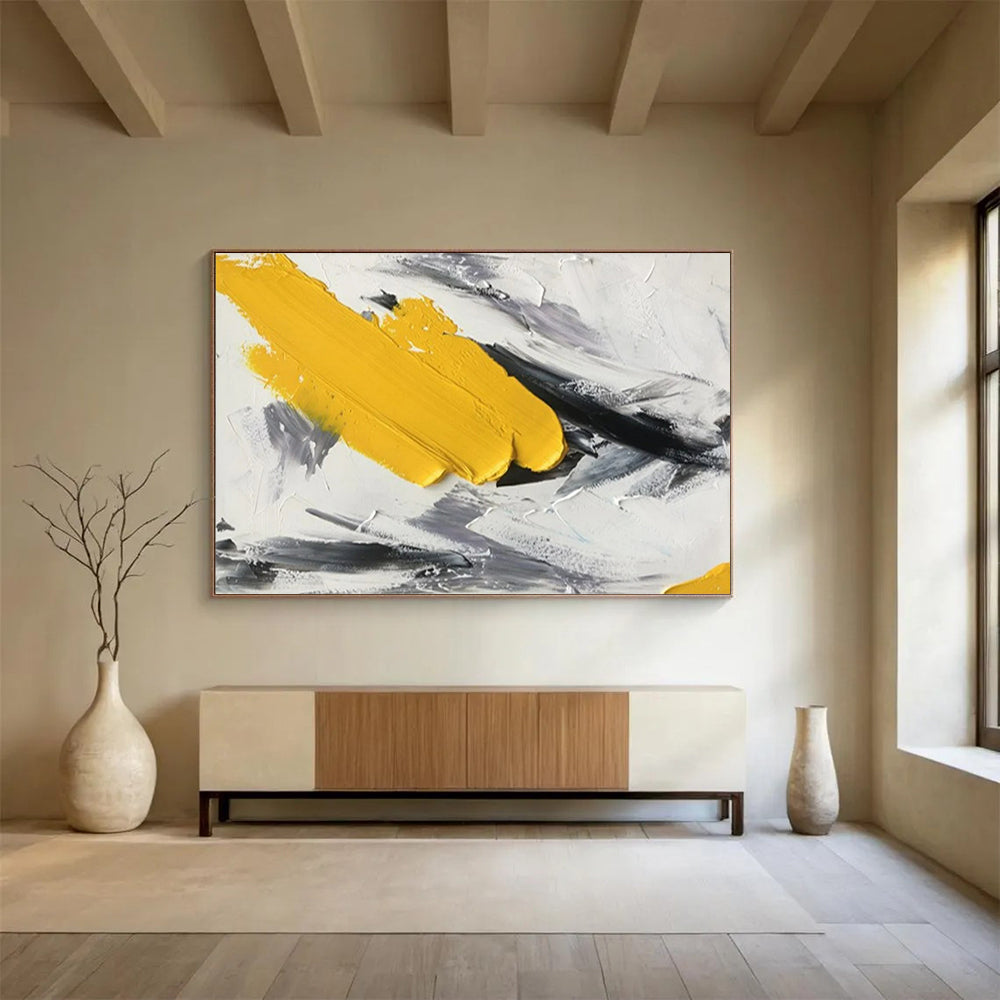 Enormous Hand-Painted Abstract Canvases for Office & Bedroom LargeART1509