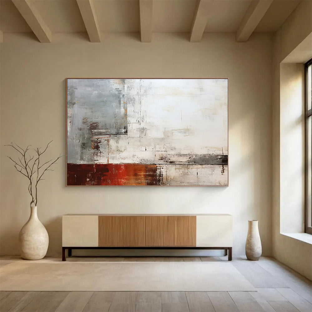 Tailored Giant Abstract Painting for Cultural Center DKH043