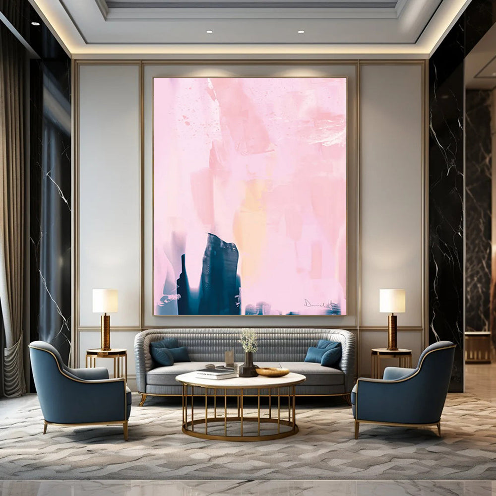 Custom Handmade Abstract Art: Big Sizes, Textured Styles for Impact DTP180