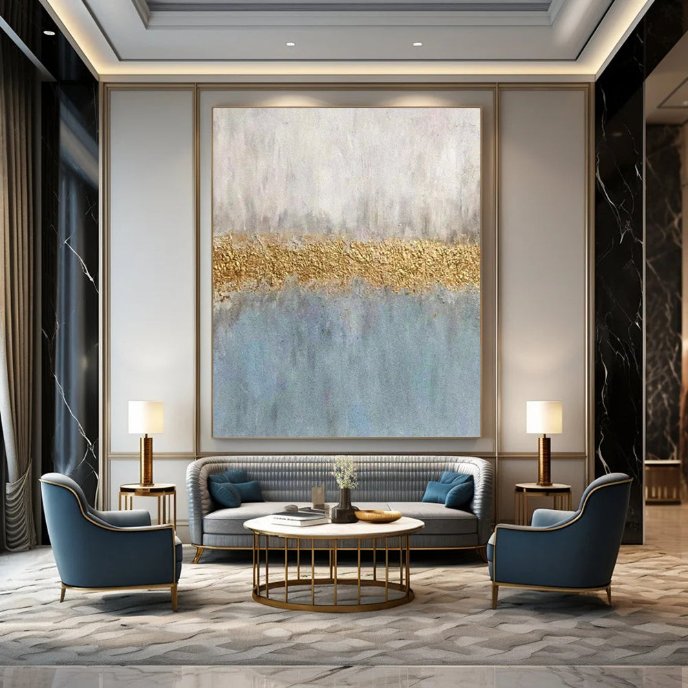 Massive Hand-Painted Abstract Artwork for Entryway & Hotel Lobby LargeART2289