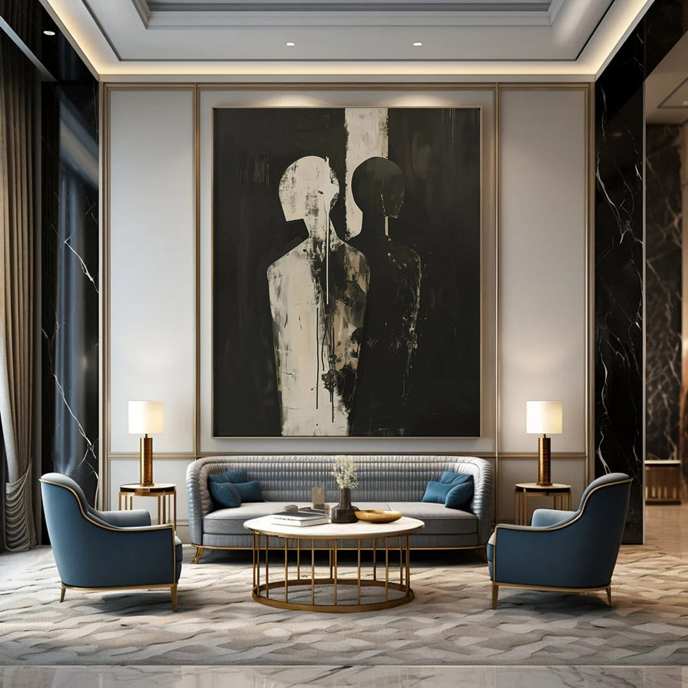 Artisan-Made Large-Scale Textured Canvas for Office & Bedroom LargeART2171