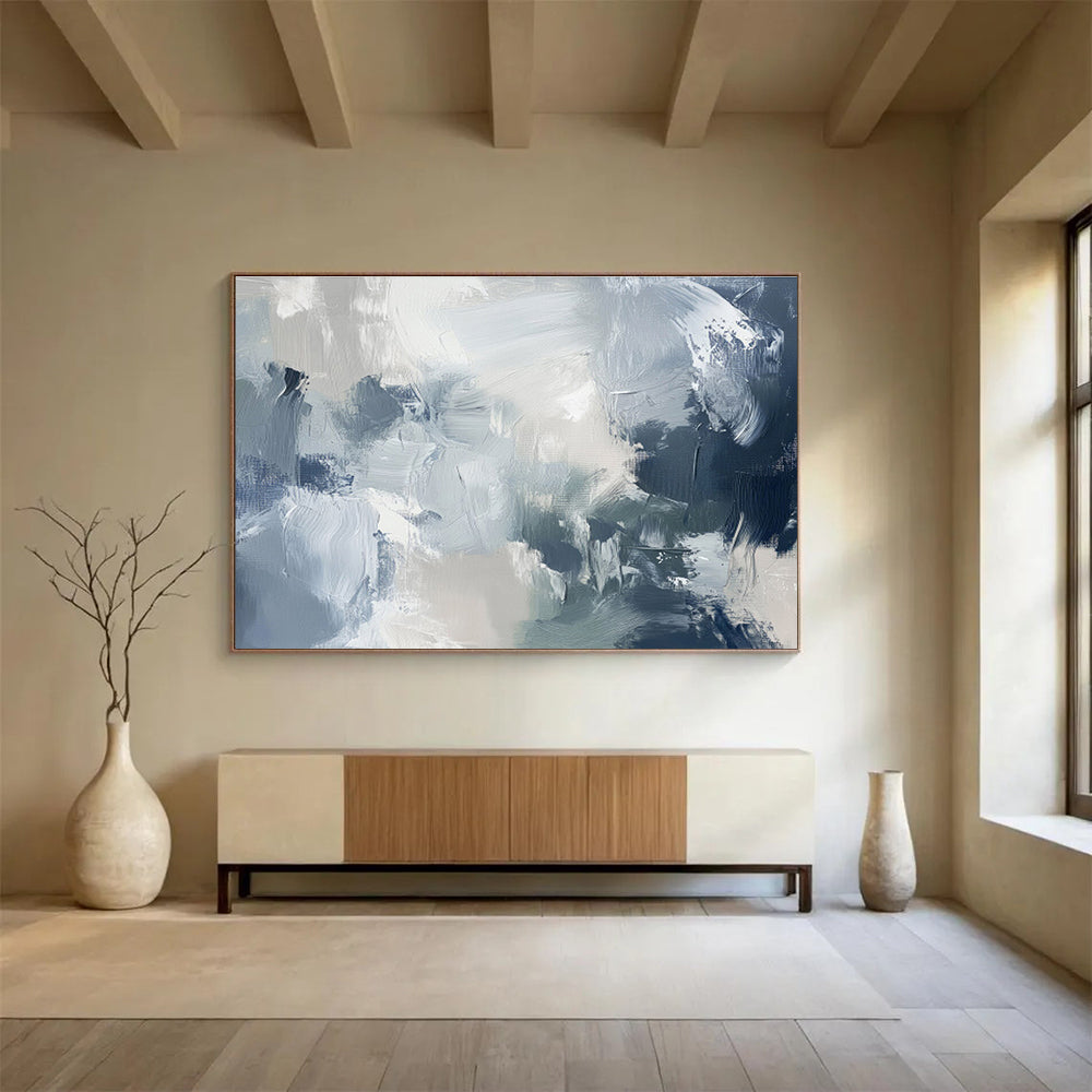 “Abstract Reverie” Oversized Abstract Mural for Hallway & Office DKH237