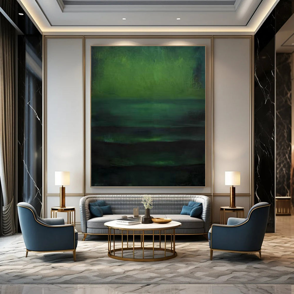 Enormous Hand - Painted Textured Abstract Artwork for Dining Room & Hotel DKH1189