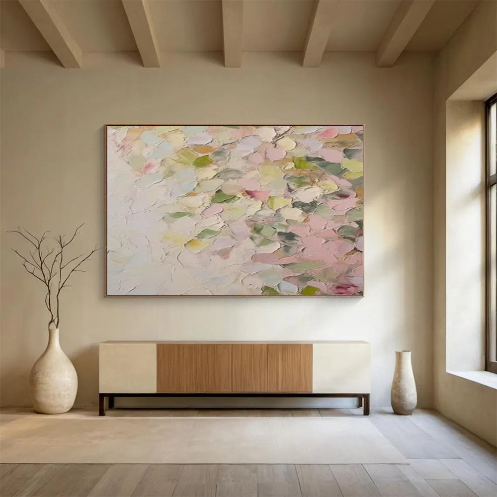 Pastel Textured Abstract - Dreamy Bedroom or Nursery Art DLZ177