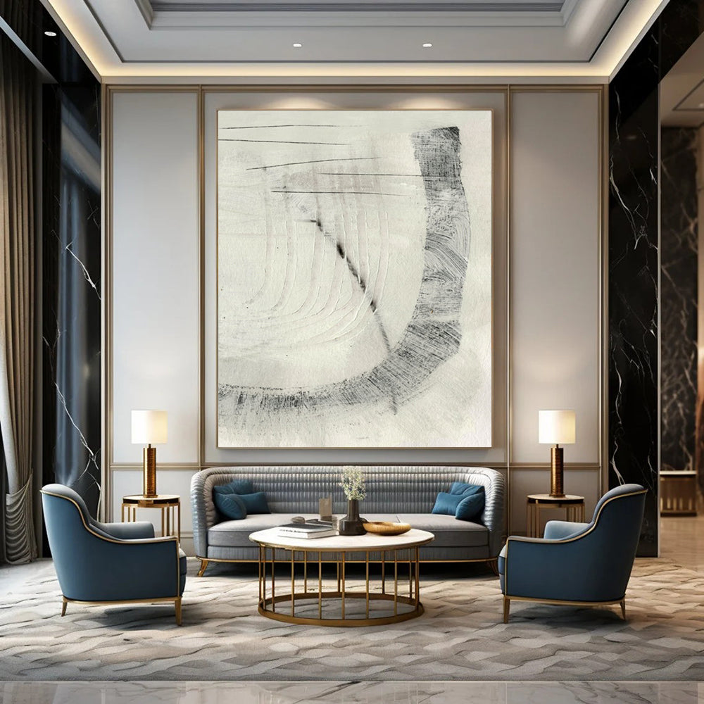 Big Custom Abstract Artworks: Handmade, Textured, and Memorable DTP214