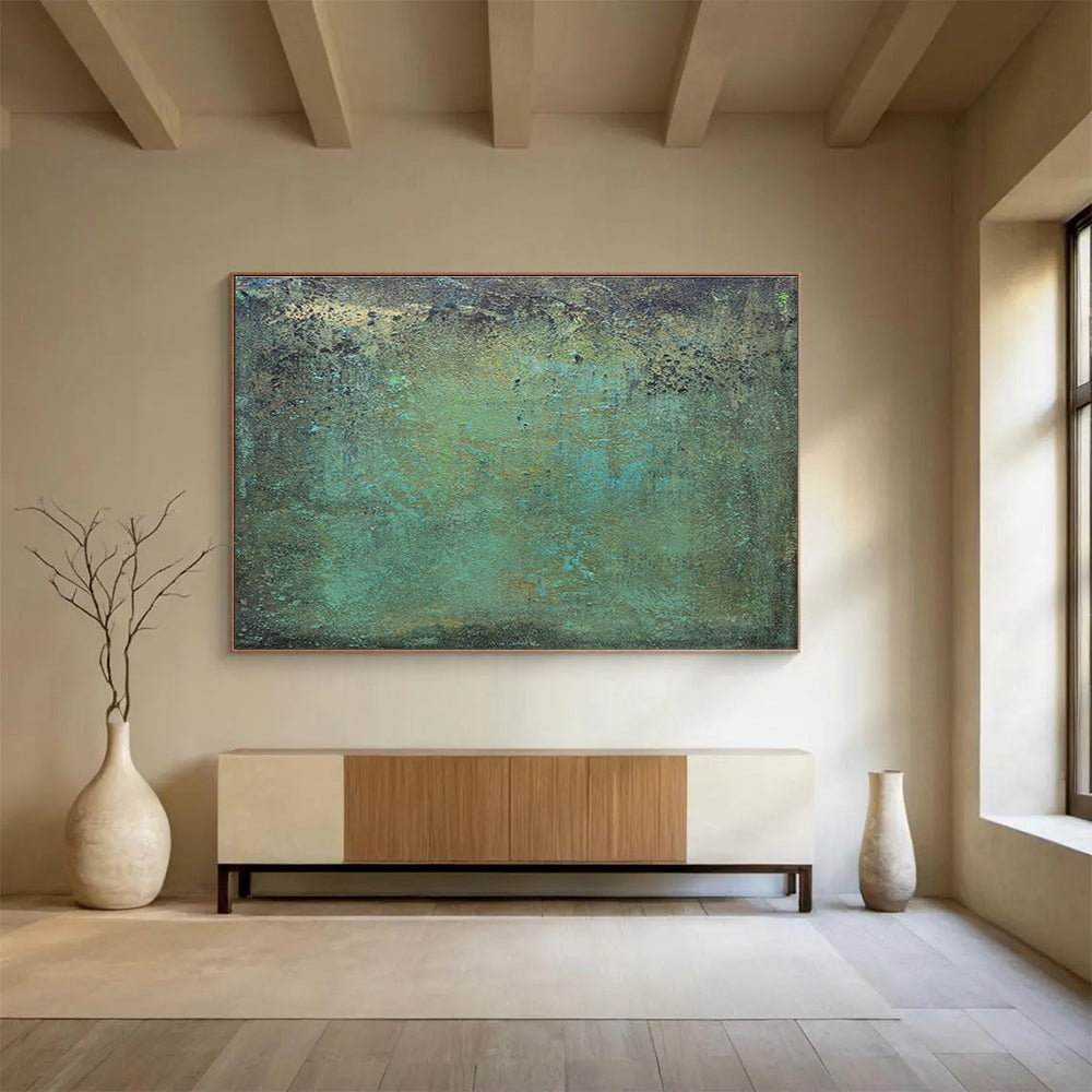 Enchanting Hand - Painted Textured Abstract Wall Art for Hallway & Living Room DKH600
