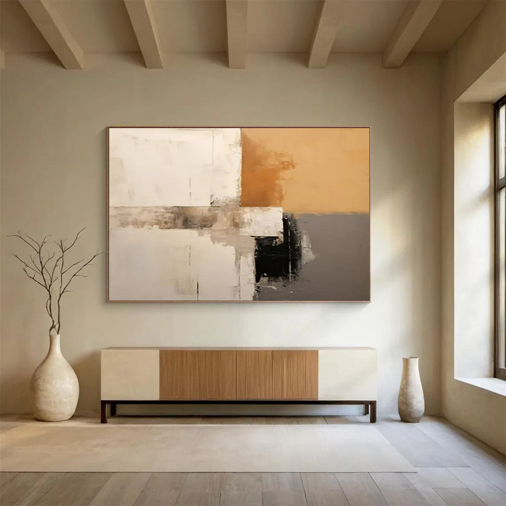 Immersive Giant Abstract Painting for Bedroom & Dining Room LargeART1573