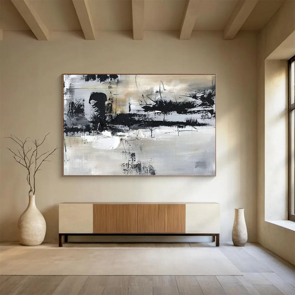 Large - Format Abstract Canvas for Bar & Hotel Lobby LargeART1565