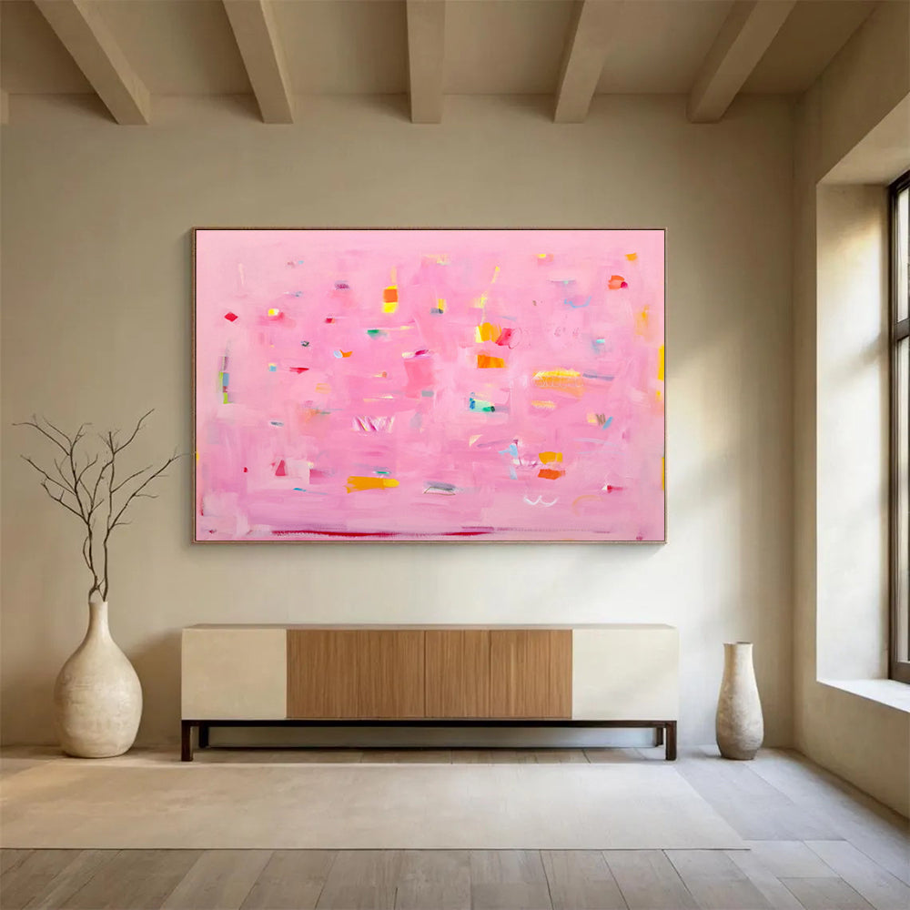 Personalized Large Abstract Mural for Science Museum DKH051